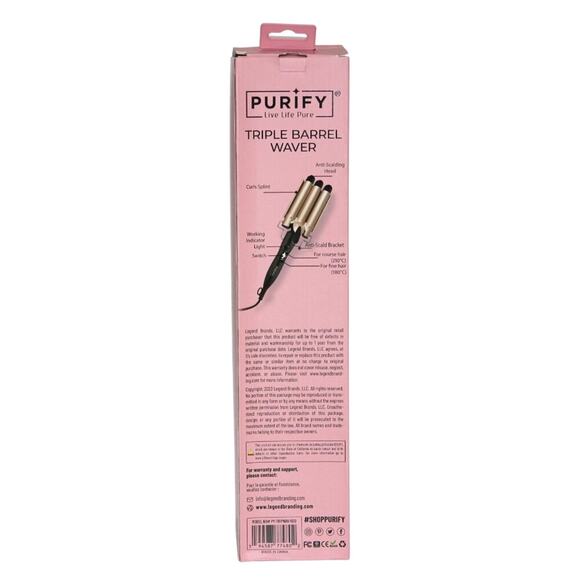 Purify Triple Barrel Waver Hair Waver - Picture 4 of 5
